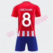 Atletico Madrid Dětské Fotbalové Dresy Komplet 2023-24 Antoine Griezmann 7 Domáci Dres